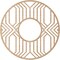 Ekena Millwork Empire Wood Fretwork Pierced Ceiling Medallion, Alder, 34"OD x 12 1/2"ID x 1/4"T CMWP34X34X0250EPAL - alternate 3